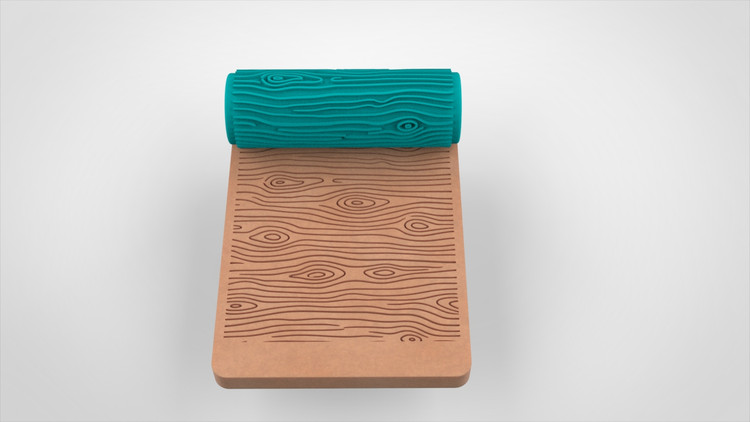 وردنه طرح برجسته سایز متوسط RL116