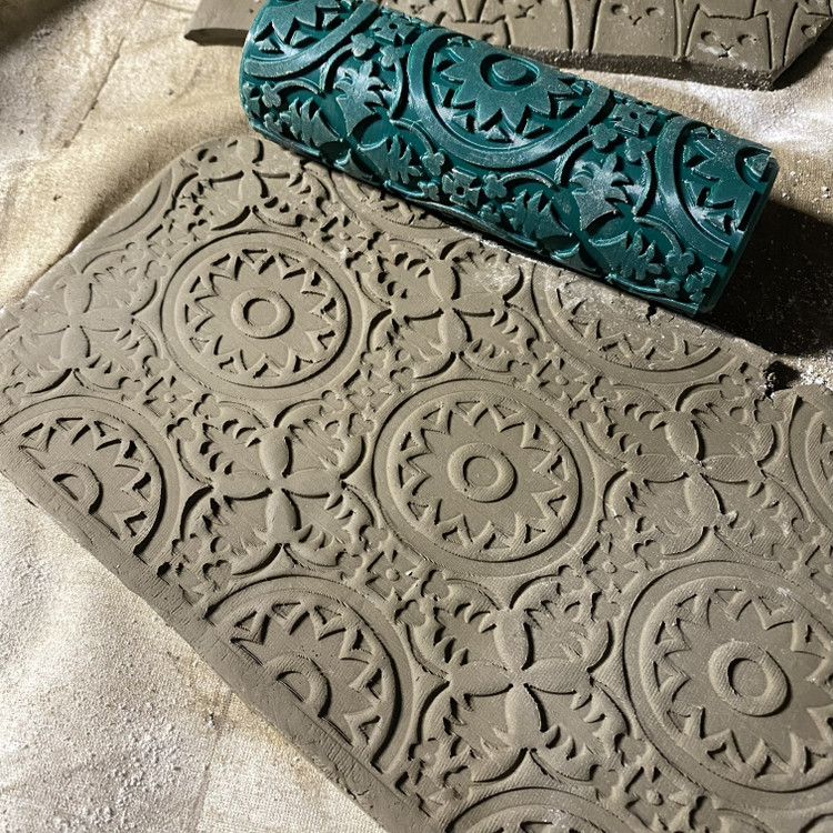 وردنه طرح کاشی